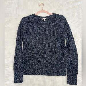 Navy and White Vintage Gap 100% Cotton Sweater XS